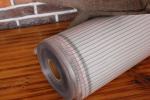 Adjustable Voltage Carbon Fiber Floor Heating Film 180W / 300W 360 Degree Stereo