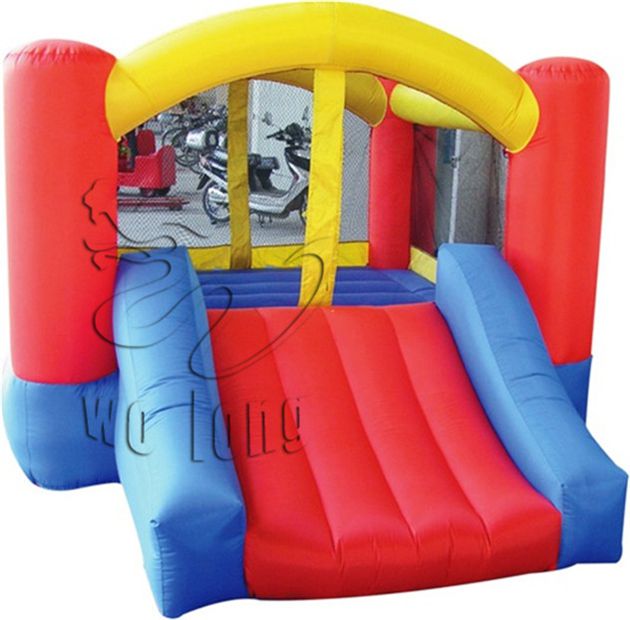 hot kid inflatable bounce with slide