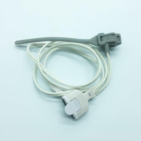 China 1.1 Meter SPO2 Extension Cable Pediatric Soft Tip Short SPO2 Sensor  Rainbow Tech on sale