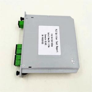 China OEM PLC Optical Splitter 1x4 1x8 Cassette Type Custom Length Compact Size factory