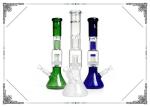 Tyre Percolator Glass Beaker Bong With Splash Guard Bongs Smoking Water Pipe 14