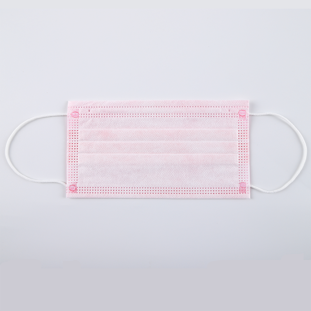 3 Ply Ear Loop Blue / White/Pink Color Medical Mask Disposable Face Mask