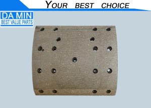 China ISUZU CYZ Brake Lining 1471260930 Camber Brake Pad 17 Rivet Holes 2 Sensor Holes factory