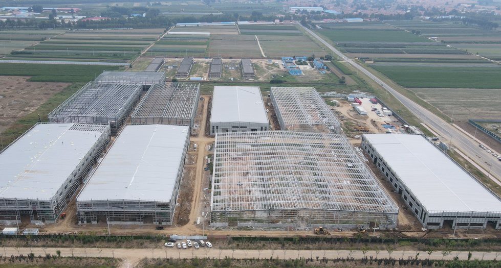 Clear Span Steel Pre Engineered Metal Building Column Framed Prefab Industry Prefab House