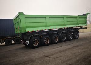 China Front Lifting BPW Tipper Truck Trailer 120 Ton Semi Truck Dump Trailer 6 Axles factory