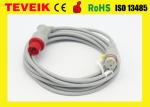 Mindray/Goldway ibp cables, invasive blood pressure cable ,round 6pin to BD