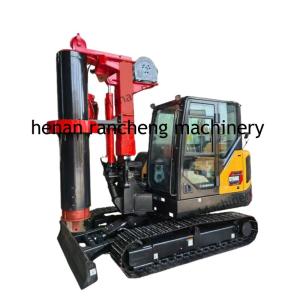 China Mini Rotary Drilling Rig Depth 10m Diameter 1000mm Hydraulic Crawler Chassis factory