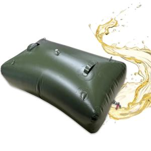 China PVC / TPU Coated Fabric Flexible Oil Tank For Gasoline Diesel Storage And Transportation factory