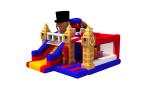 Fireproof Colorful Inflatable Combos Little Brown Bear Theme Castle Inflatable