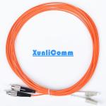 LC - FC Duplex Fiber Optic Patch Cord Anti - Rodent Ceramic Ferrule RoHS