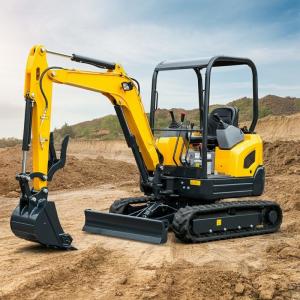 China 3 Ton Mini Excavator XE27U with Kubota Engine, 0.06m3 Bucket, Rubber Track factory