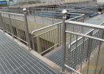 Walkway Industrial Steel Grating , Steel Grating Platform 800mm Span