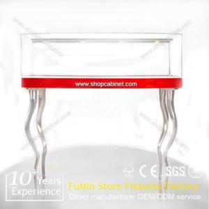 China Fashion wooden jewelry accessory display stand mirror cabinet factory