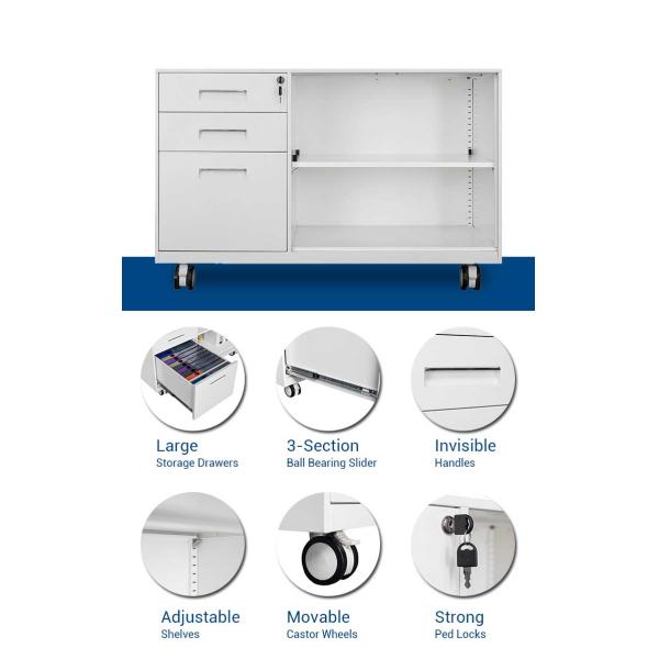 35Kgs Load Capacity Office Filing Cabinet