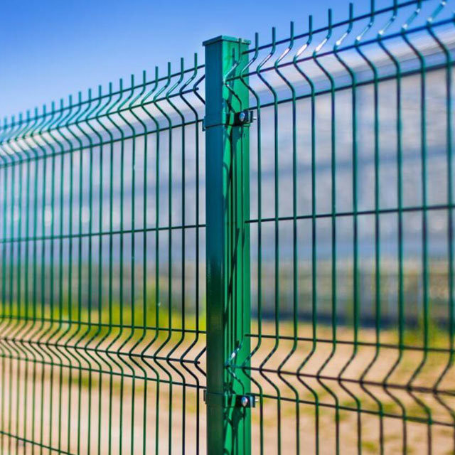 1.3mm 1.5mm Pvc Coated Welded Wire Fencing for construction Rot Proof