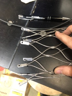 Metal Eyelet Terminals Steel Swage Eye Terminal for Wire Rope Cable Mesh