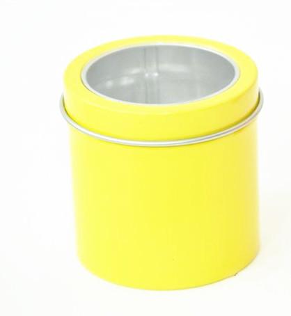 Small Metal Round Tin Box Packaging For Coffee Tea Spice Storage With Airtighted