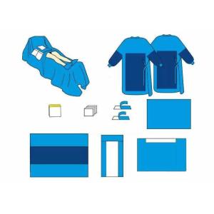 China Disposable Sterile Surgical Cardiovascular Pack Drape Kit SMS PP on sale