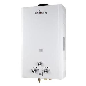 China 6L To 20L Gas Water Heater Tankless Instant Heating Flue Exhaust Type Gas Geyser factory