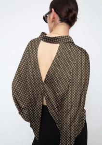 China Silk Elastic Twill 20MM Antiflaming Anti-Wrinkle Scarf Digital printed Design for fashion luxury Dress factory