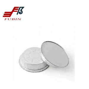 China Silver Paper Aluminium Foil Container Lid 7 Inch For Kitchen factory