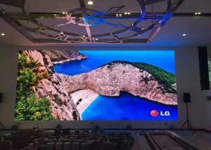 China Clear P2 Commercial Led Display Small Pitch 256 X 128mm Video Wall factory