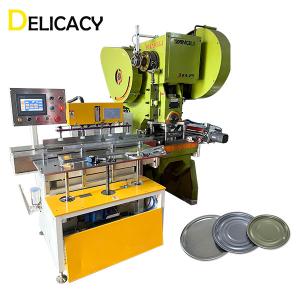 China Automatic Strip Feeding Tin Box Making Machine For 125mm Bottom Can Lids factory