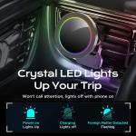Aluminium Alloy Base Case Wireless Charging Station For Car Phone Holder With
