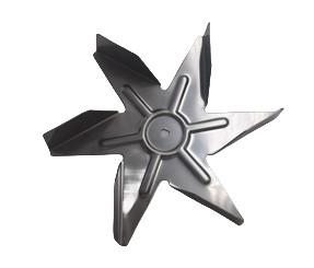 China 150mm Diameter Fireplace Fan 6 Blades Stainless Steel For Oven Stove factory