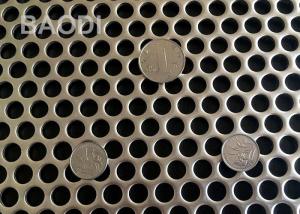 China 0.5mm 316L Perforated Wire Mesh Round Screen Filter factory