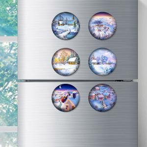 China Cartoon PP PET PVC Image 3D Lentiuclar Magnets UV Printing Souvenir factory