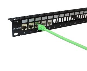 China BC CCA UTP Cat5e Patch Cord Cable , 24 AWG Flat Enternet Cable With ROHS Jacket factory