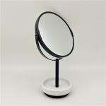 White Sand Stone Polyresin Bathroom Accessories Set Round Tumbler Holder With