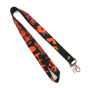 China Rivet J Hook Fashion Cute ID Card Holder Neck Strap Lanyards For Schools / Hospitals factory