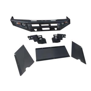 China Land Cruiser LC100 Black Steel Front Bumper for Direct Pickup Truck OEM Performance factory