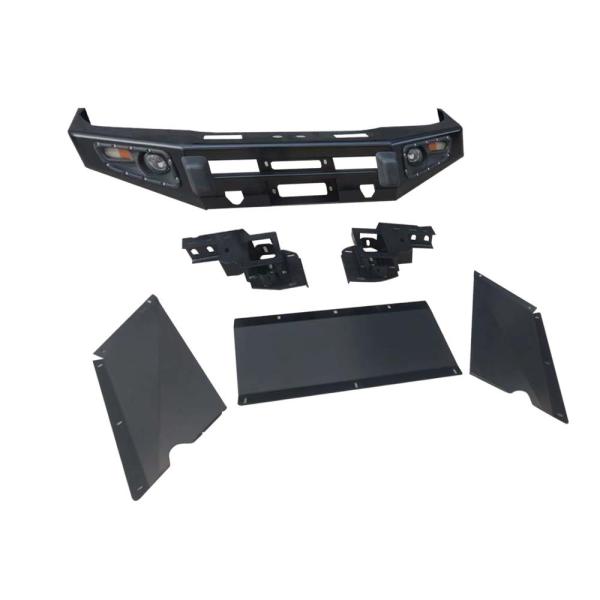 Land Cruiser LC100 Black Steel Front Bumper for Direct Pickup Truck OEM