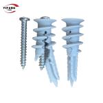 High Durability Plastic Wall Anchors Screw Installation