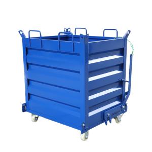 China Heavy Duty Forklift Crane Bin For 1000L/H Waste Bin Dumping factory