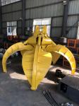 Hydraulic Orange Peel Grapple 1.5cbm 1.8cbm For PC200 CAT320D