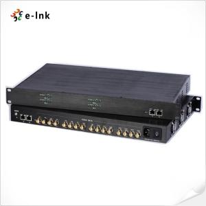 China Cat5UTP 100m Fiber Optic Accessories Ethernet Over Coax Extender With PoC factory
