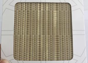 China OEM 100m Gold Copper Wire Mesh Screen UV REsistant factory