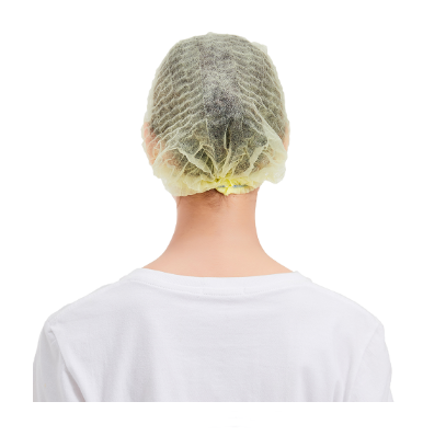 36×36.5cm Disposable Non Woven Cap , SGS Medical Bouffant Caps