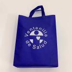 Foldable Custom Logo Stock Reusable Grocery Packaging Tote Bag