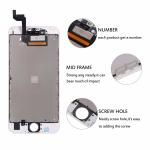 White Iphone LCD Touch Screen ,1334x750P Iphone 6S LCD Touch Screen
