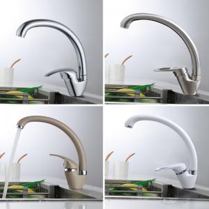 China Kitchen Faucet Sink Mixer Tap Hot Cold Mixer Single Handle Kitchen Faucets Swivel Spout factory