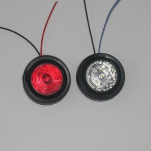 China 2 Inch Automotive LED Tail Lights Round Side Marker Clearance 12 Month Warranty factory
