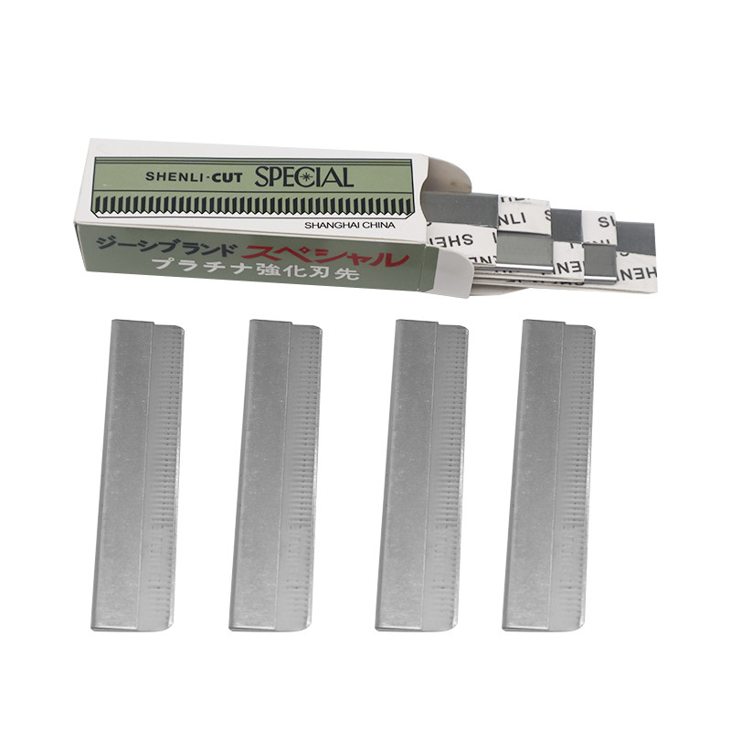Stainless Steel Painless Eyebrow Trimmer Makeup Shaver Razor Feather Blade