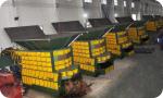 Scrap Metal Automatic Shear Machine Control Carried Out By Grabber Crane