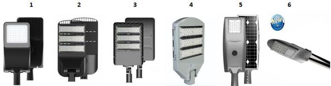 LORA NEMA Dimmable LED Street Light IP68 IK10 2700-6500K 0-10v Lumileds 5050 SMD Chip 9