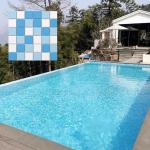 Square Swimming Pool Mosaic Tile Indoor Fish Pool Ceramic Outdoor Landscape Wall